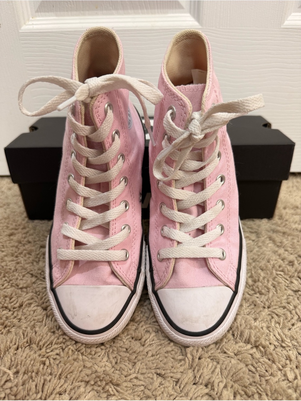 Converse Chuck Taylor All Star High-Top Sneaker - Little Kid - Pink Foam size 2 - Picture 3 of 12